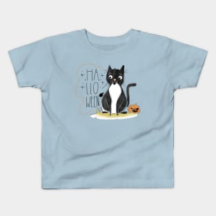 Happy Halloween Kitty Kids T-Shirt